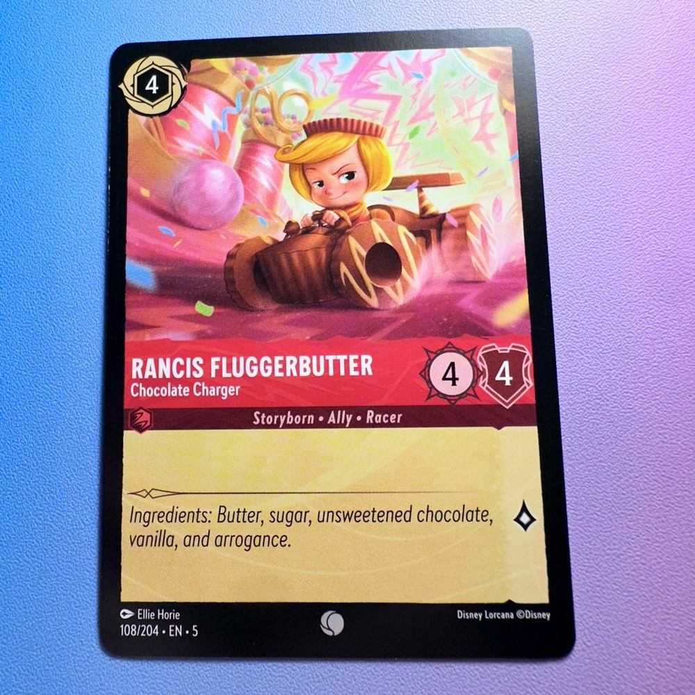 rancis fluggerbutter 108/204 - common — disney lorcana: shimmering skies